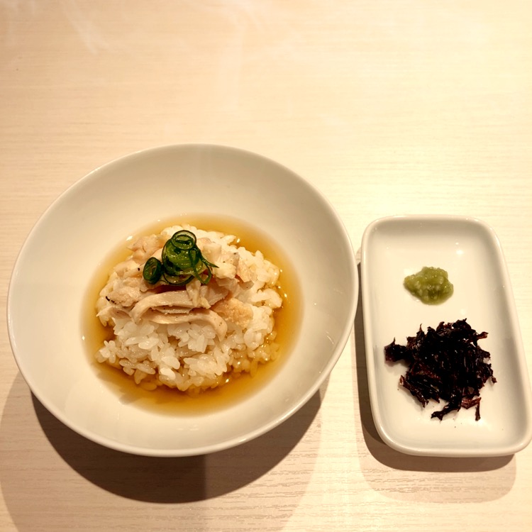 魚介出汁の鶏茶漬け