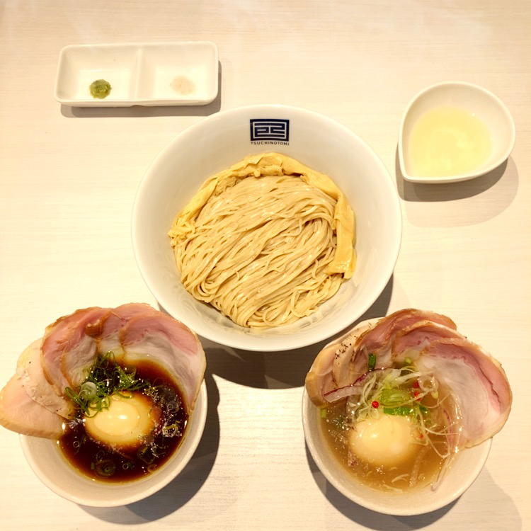 鴨×鶏出汁 特製つけ麺(醤油 or ポルチーニ香る塩)