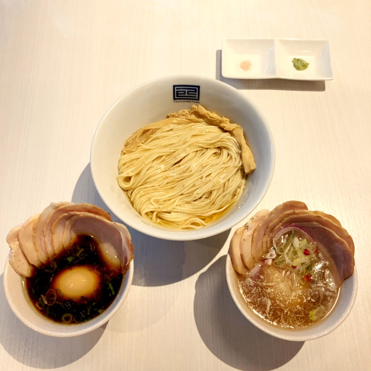 鴨×鶏出汁 特製つけ麺(醤油 or ポルチーニ香る塩)