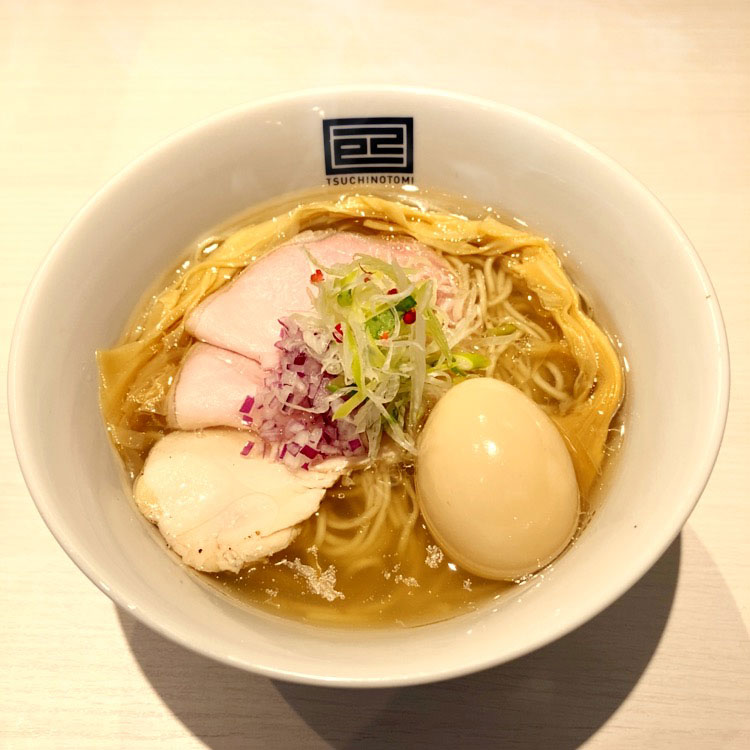 鴨✖︎鶏 ポルチーニ香る 味玉淡麗塩らーめん