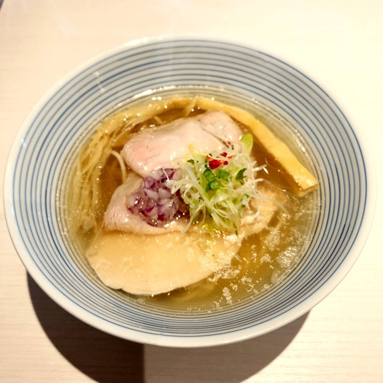 鴨✖︎鶏 ハーフらーめん(淡麗塩)
