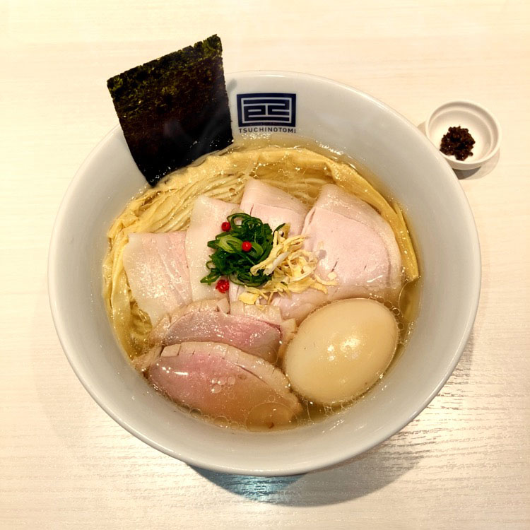 鴨✖︎鶏 きのこ香る 特製淡麗塩らーめん